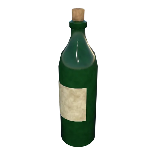 Corked bottle