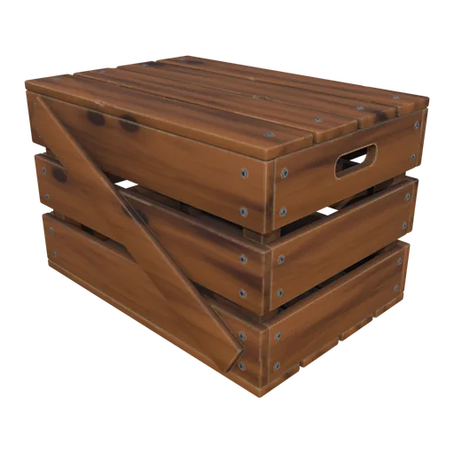 Slatted crate